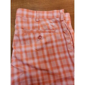 Ping Orange Plaid Men's Shorts